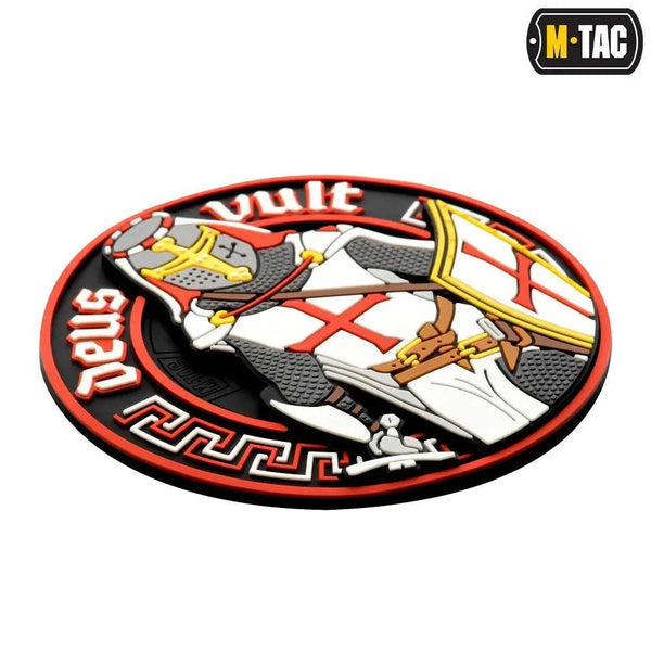 Patch DEUS VULT 3d PVC | Echipament tactic WARGEAR