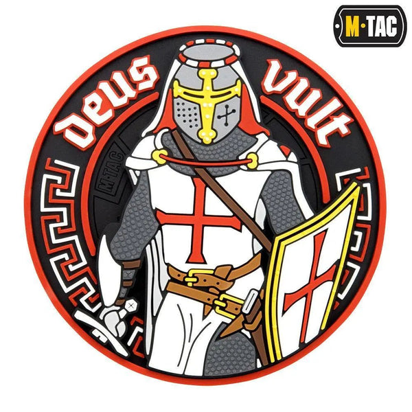Patch DEUS VULT 3d PVC | Echipament tactic WARGEAR
