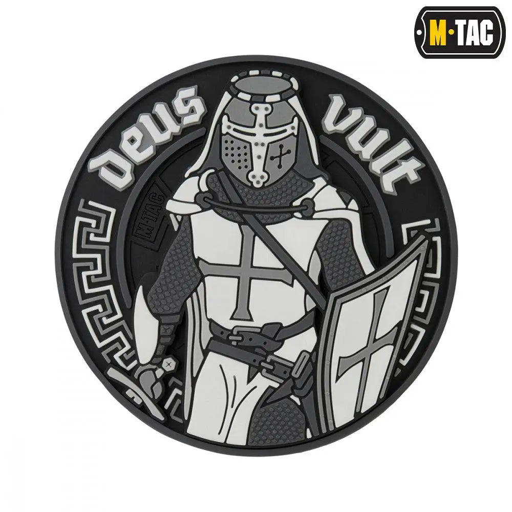 Patch DEUS VULT 3d PVC | Echipament tactic WARGEAR