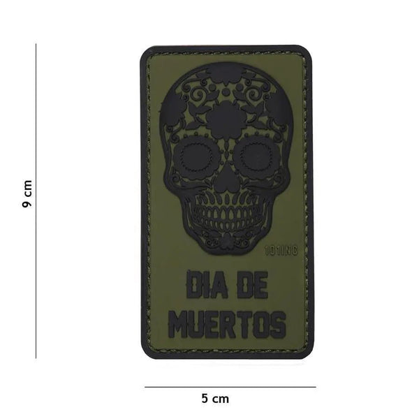 Patch Dia de Muertos velcro 3D | Echipament tactic WARGEAR