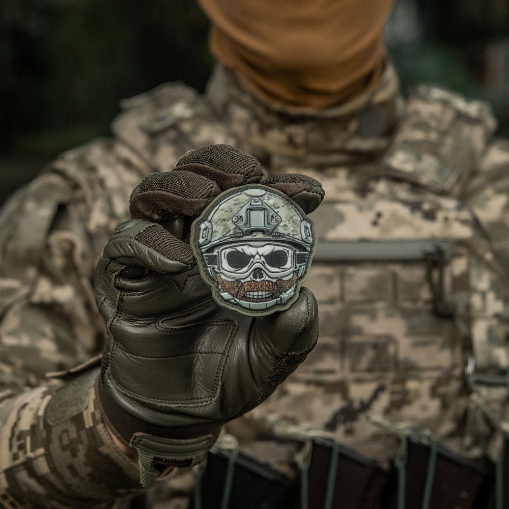 Patch emoji M - TAC Bearded Warrior | Echipament tactic WARGEAR