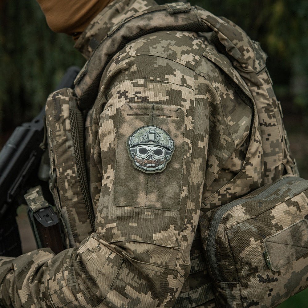 Patch emoji M - TAC Bearded Warrior | Echipament tactic WARGEAR