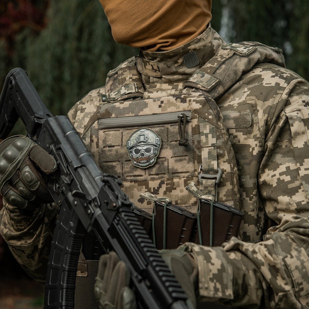 Patch emoji M - TAC Bearded Warrior | Echipament tactic WARGEAR