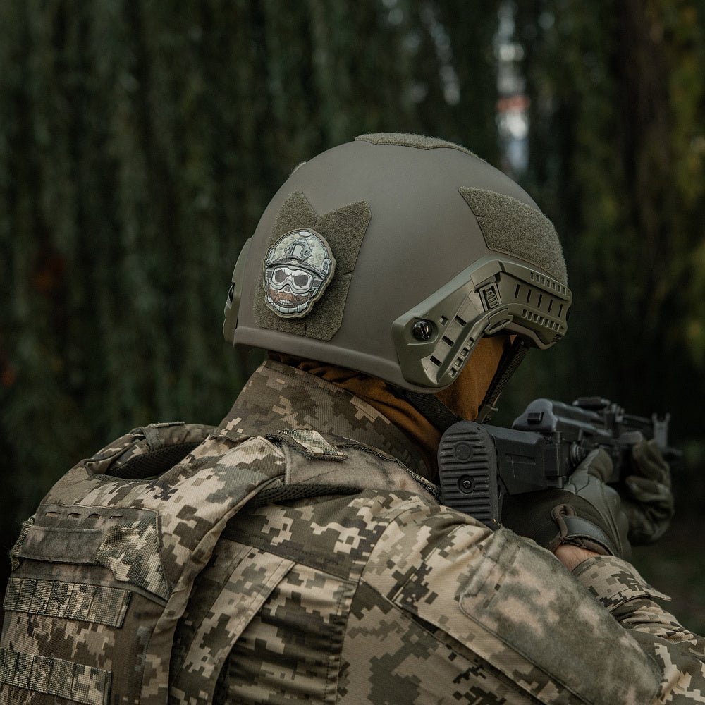 Patch emoji M - TAC Bearded Warrior | Echipament tactic WARGEAR