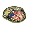 Patch emoji M - TAC U.S.A. girl 3d velcro PVC | Echipament tactic WARGEAR