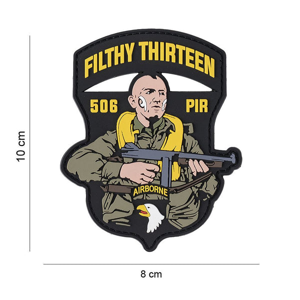Patch Filthy Thirteen 3D PVC | Echipament tactic WARGEAR