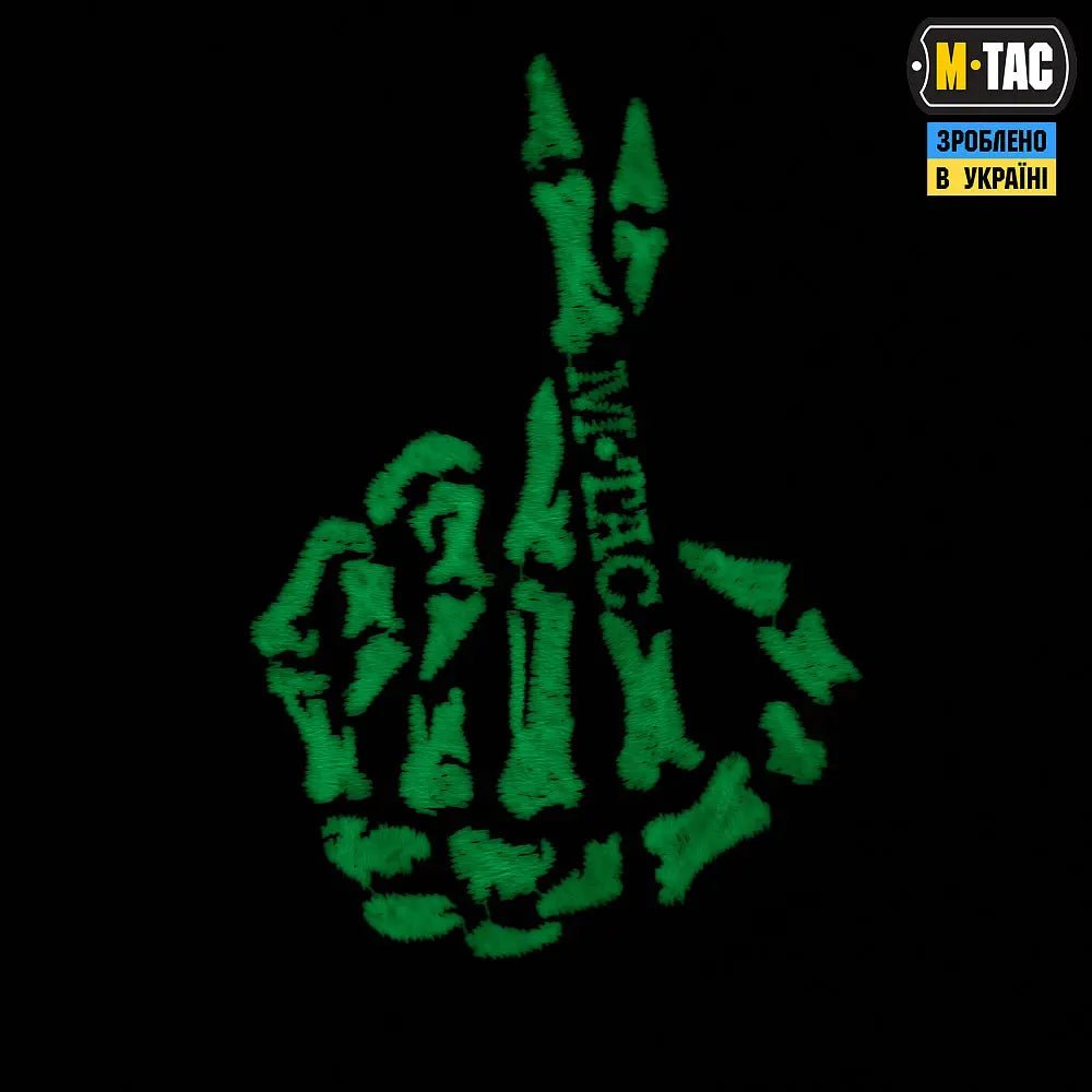 Patch fosforescent Crossed Fingers M - TAC | Echipament tactic WARGEAR