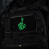 Patch fosforescent Crossed Fingers M - TAC | Echipament tactic WARGEAR