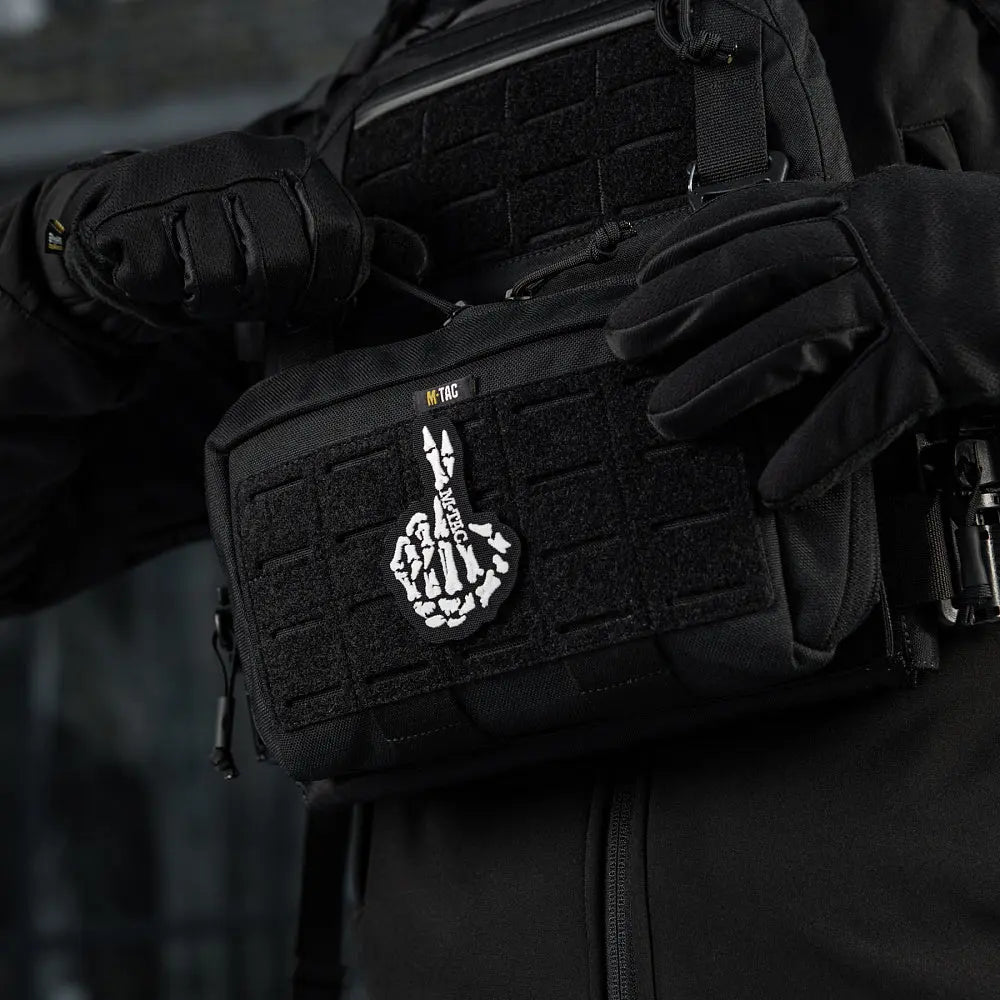 Patch fosforescent Crossed Fingers M - TAC | Echipament tactic WARGEAR