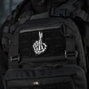 Patch fosforescent Crossed Fingers M - TAC | Echipament tactic WARGEAR