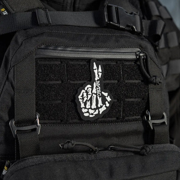 Patch fosforescent Crossed Fingers M - TAC | Echipament tactic WARGEAR