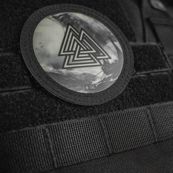 Patch fosforescent Valknut Drakkar M - TAC | Echipament tactic WARGEAR