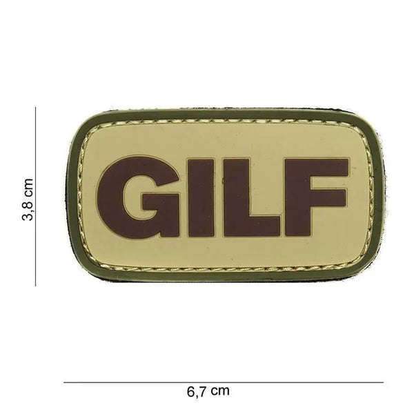 Patch GILF Velcro 3D | Echipament tactic WARGEAR