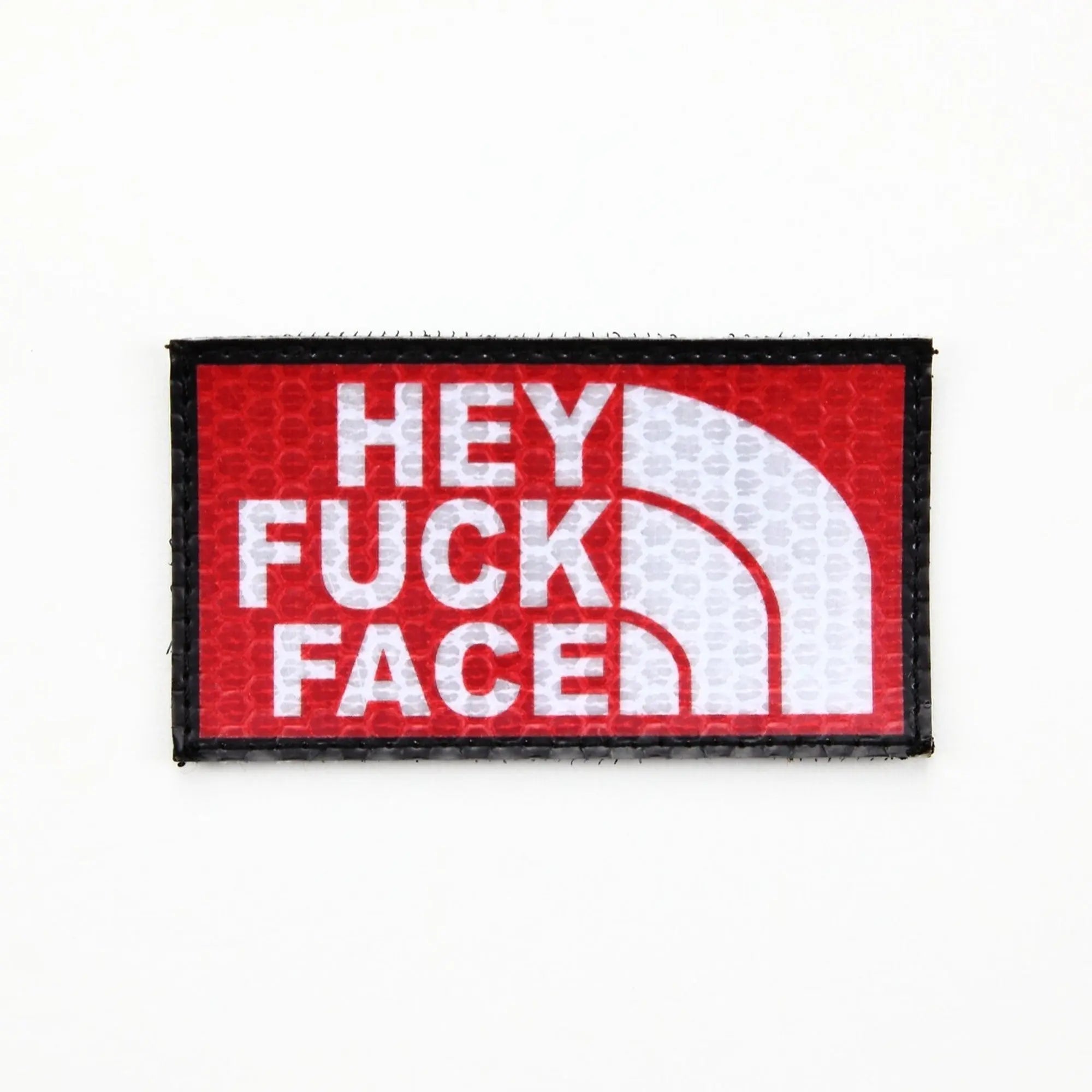 Patch IR Hey F*** Face velcro PVC | Echipament tactic WARGEAR