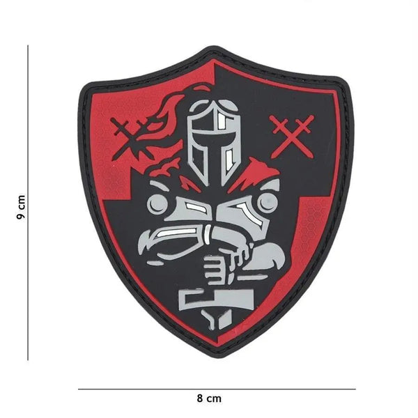 Patch Knight Shield velcro 3D | Echipament tactic WARGEAR