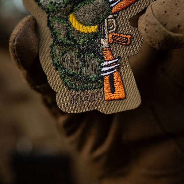 Patch Lenes tactic brodat M - TAC | Echipament tactic WARGEAR