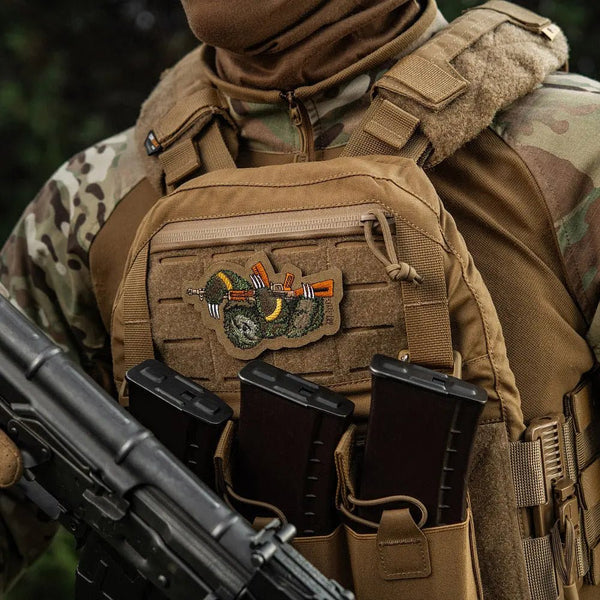 Patch Lenes tactic brodat M - TAC | Echipament tactic WARGEAR