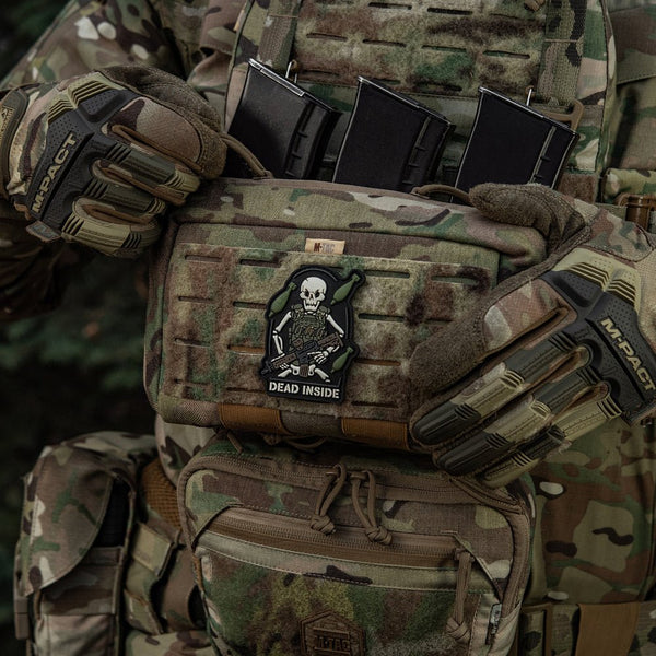 Patch M - TAC Dead Inside PVC velcro | Echipament tactic WARGEAR