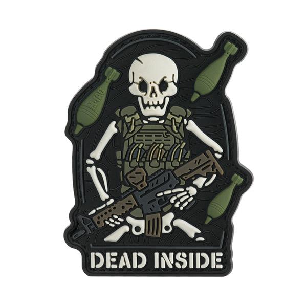 Patch M - TAC Dead Inside PVC velcro | Echipament tactic WARGEAR