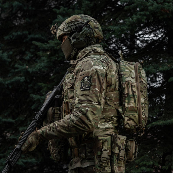 Patch M - TAC Dead Inside PVC velcro | Echipament tactic WARGEAR