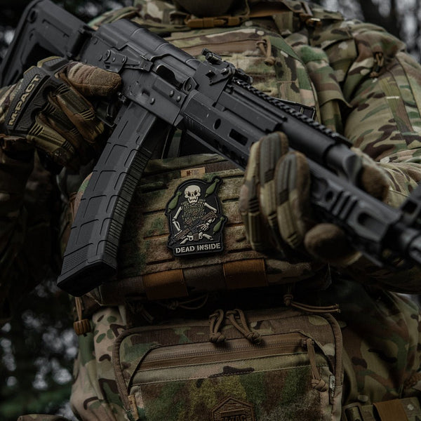 Patch M - TAC Dead Inside PVC velcro | Echipament tactic WARGEAR