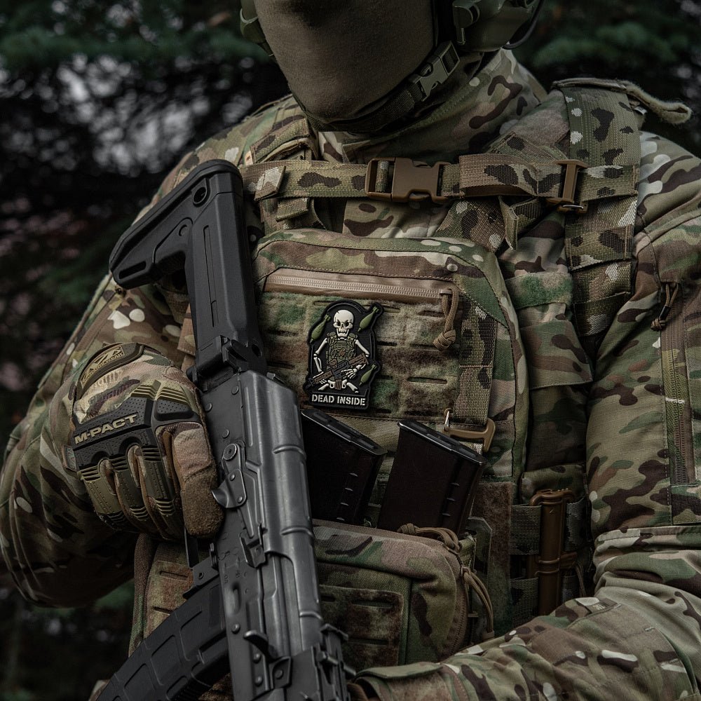 Patch M - TAC Dead Inside PVC velcro | Echipament tactic WARGEAR