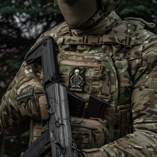 Patch M - TAC Dead Inside PVC velcro | Echipament tactic WARGEAR