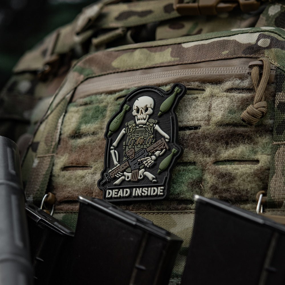 Patch M - TAC Dead Inside PVC velcro | Echipament tactic WARGEAR