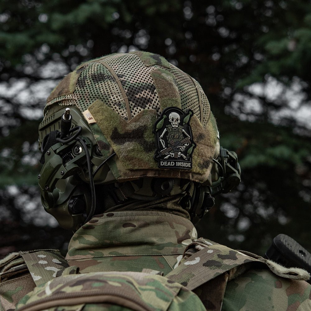 Patch M - TAC Dead Inside PVC velcro | Echipament tactic WARGEAR