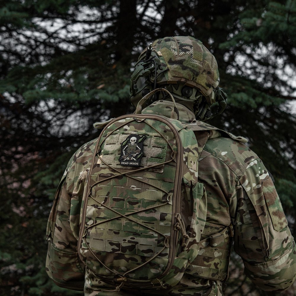 Patch M - TAC Dead Inside PVC velcro | Echipament tactic WARGEAR