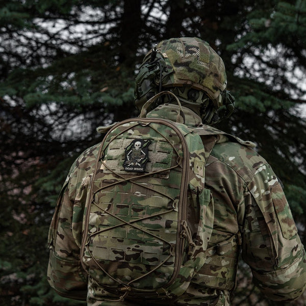 Patch M - TAC Dead Inside PVC velcro | Echipament tactic WARGEAR