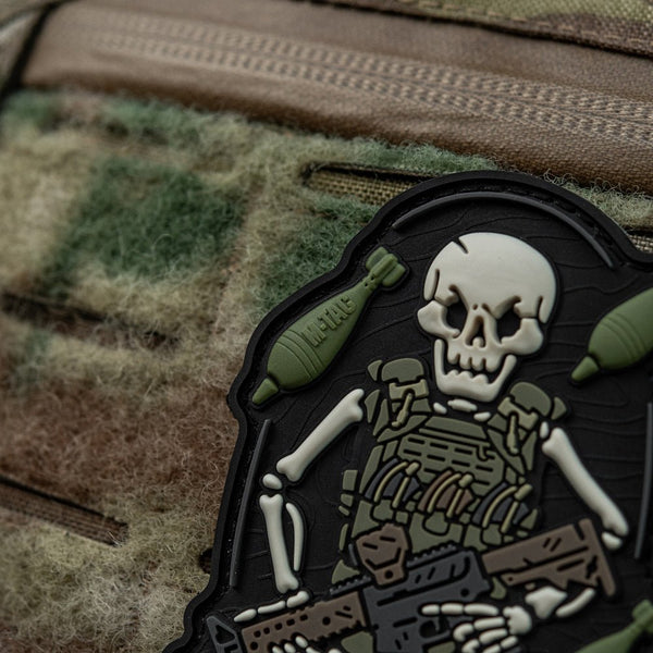 Patch M - TAC Dead Inside PVC velcro | Echipament tactic WARGEAR