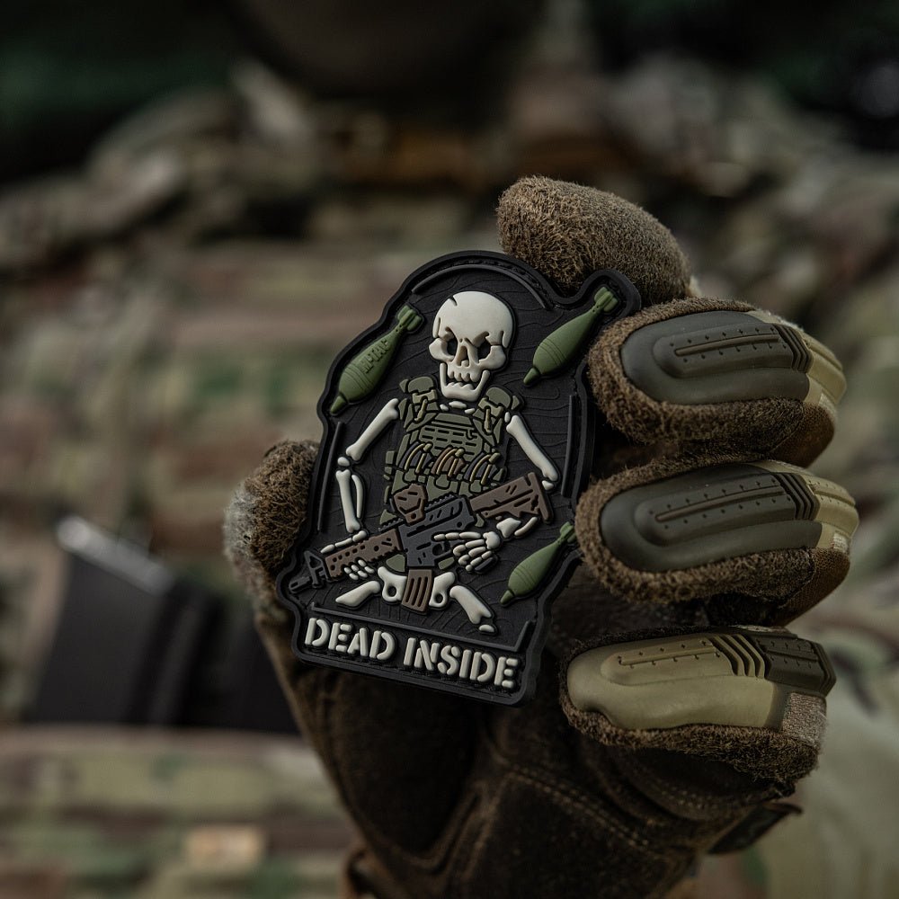 Patch M - TAC Dead Inside PVC velcro | Echipament tactic WARGEAR