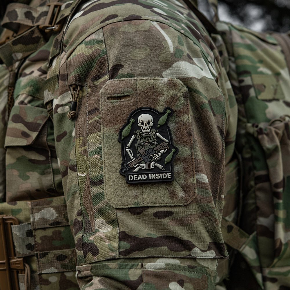 Patch M - TAC Dead Inside PVC velcro | Echipament tactic WARGEAR