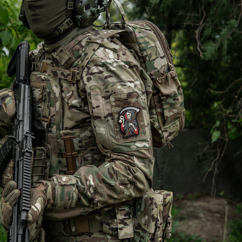 Patch M - Tac Grim Reaper Time PVC 3D | Echipament tactic WARGEAR