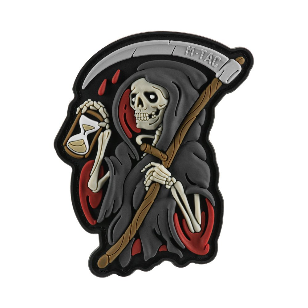 Patch M - Tac Grim Reaper Time PVC 3D | Echipament tactic WARGEAR