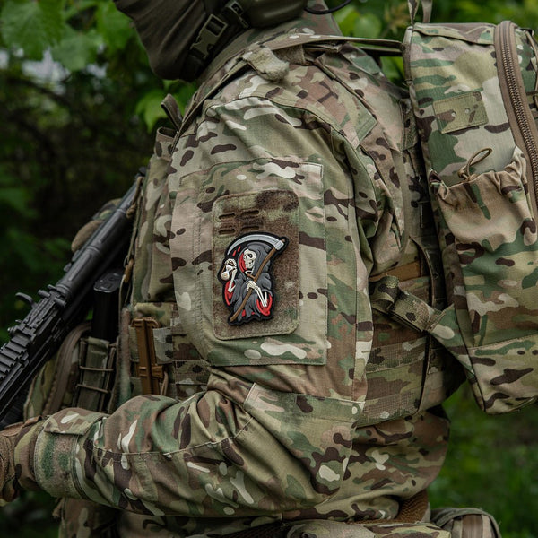 Patch M - Tac Grim Reaper Time PVC 3D | Echipament tactic WARGEAR