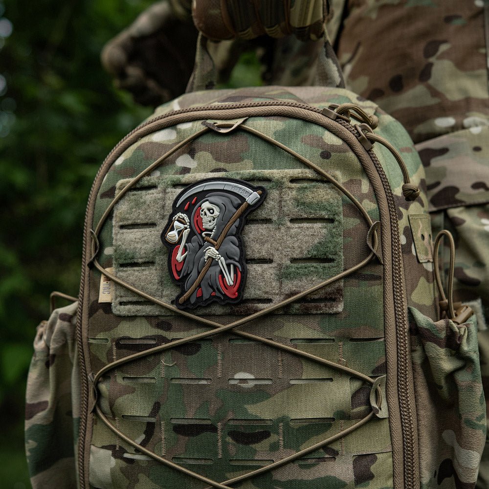 Patch M - Tac Grim Reaper Time PVC 3D | Echipament tactic WARGEAR