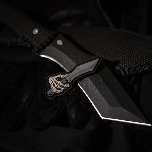 Patch M - TAC Skeleton Knife PVC | WARGEAR RO