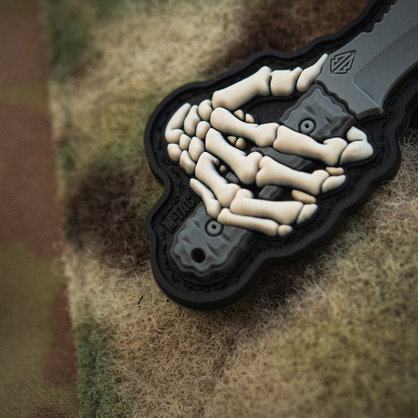 Patch M - TAC Skeleton Knife PVC | WARGEAR RO