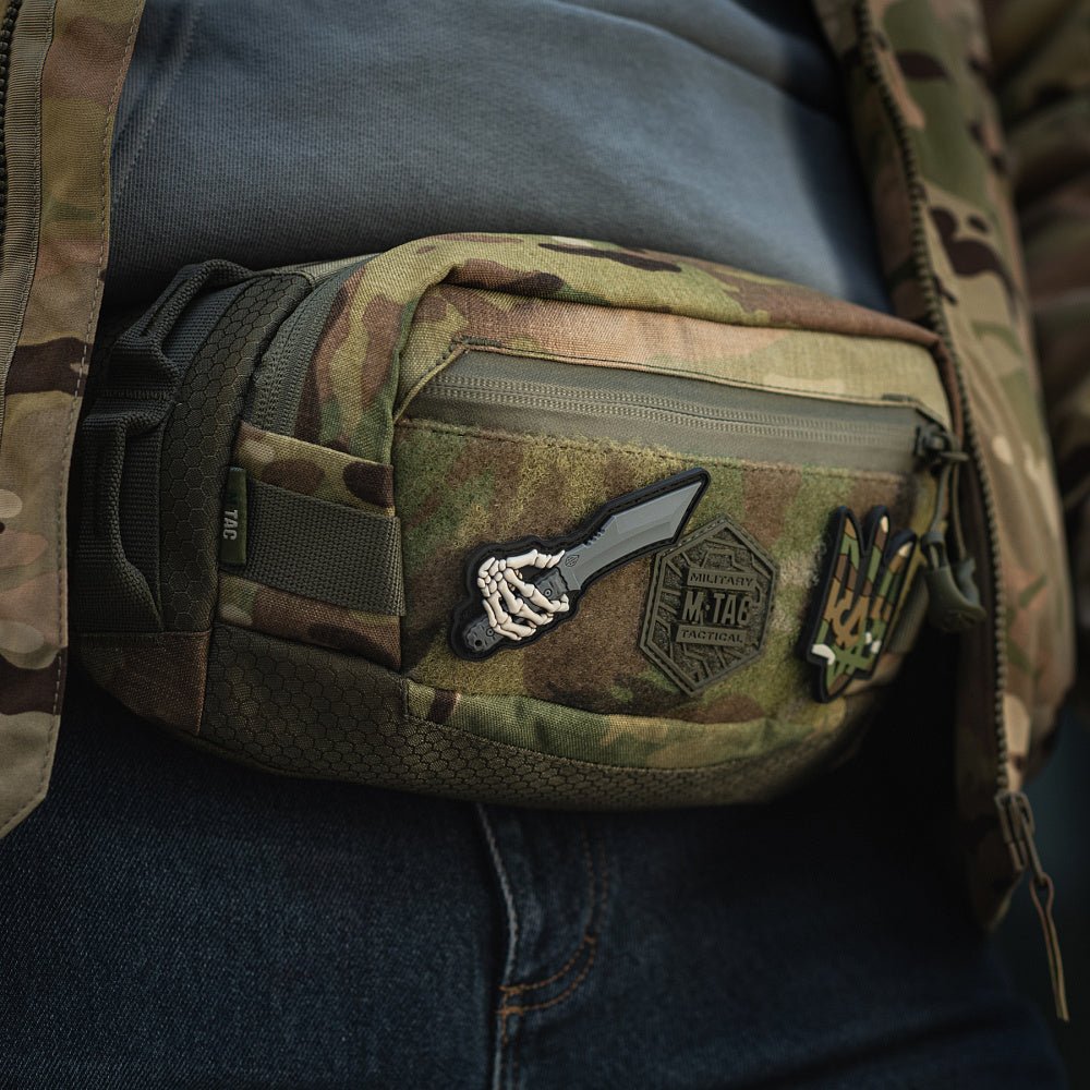 Patch M - TAC Skeleton Knife PVC | WARGEAR RO