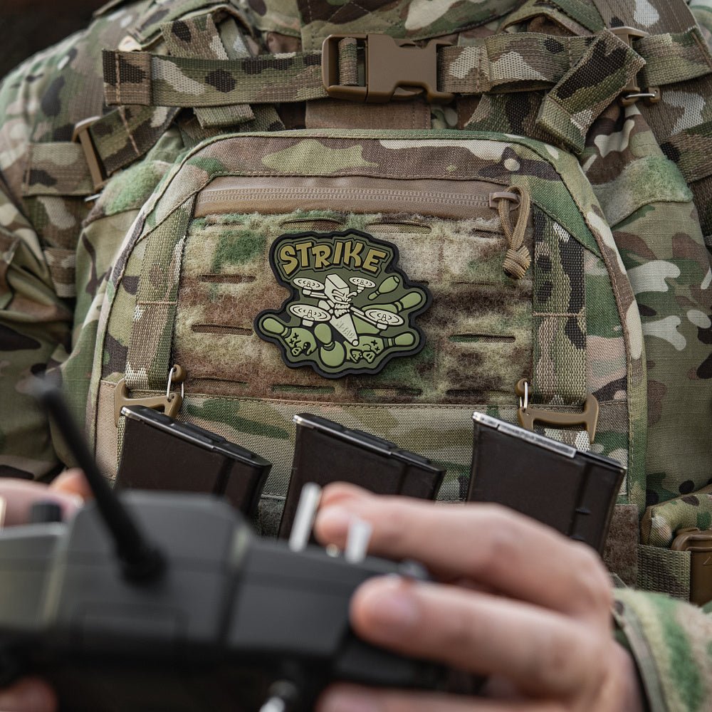 Patch M - TAC STRIKE PVC velcro | Echipament tactic WARGEAR