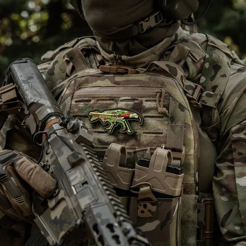 Patch M - TAC T - REX SPG - 9 velcro PVC | Echipament tactic WARGEAR