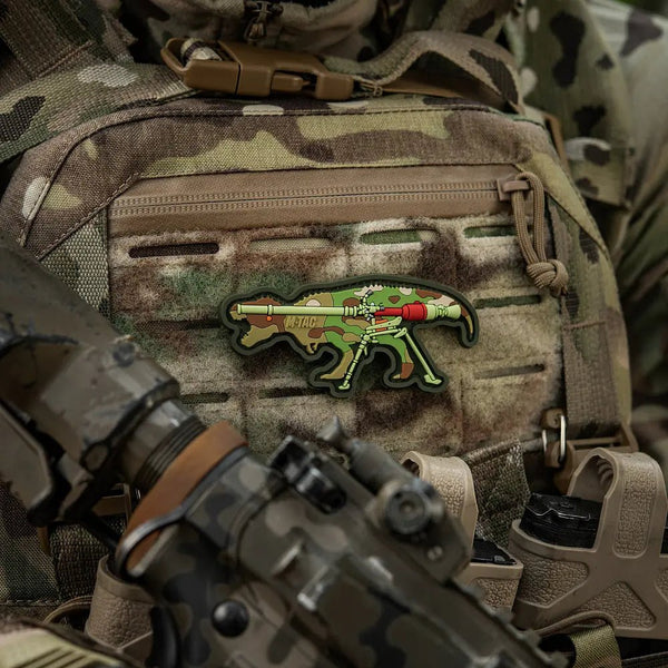 Patch M - TAC T - REX SPG - 9 velcro PVC | Echipament tactic WARGEAR