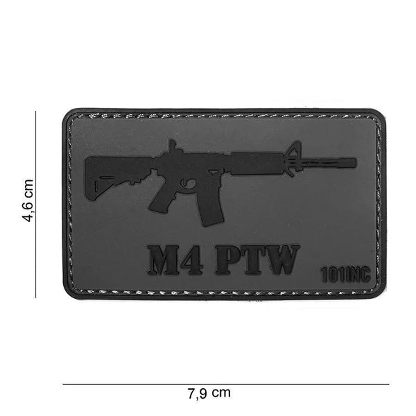 Patch M4 PTW velcro 3D | Echipament tactic WARGEAR
