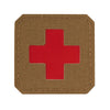 Patch Medic Cross Laser Cut M - TAC – Coyote + Rosu | Echipament tactic WARGEAR