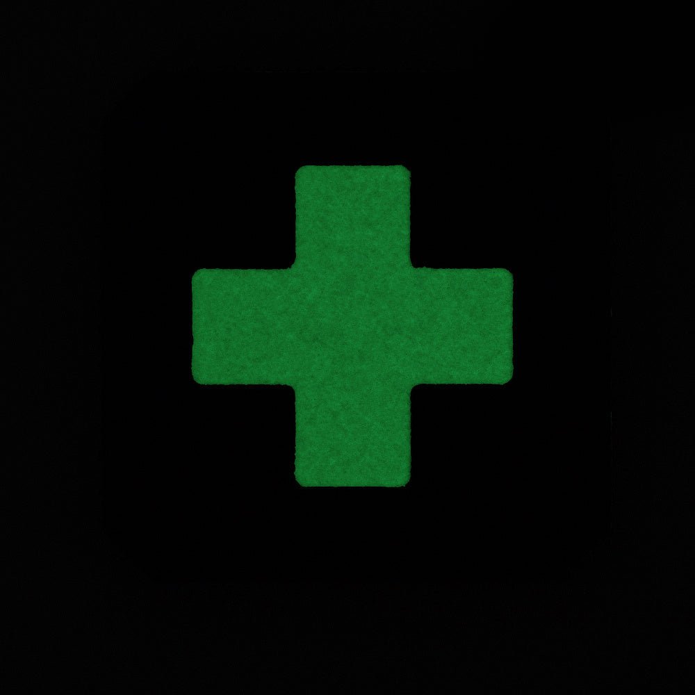 Patch Medic Cross Laser Cut M - TAC – Glow in the Dark | Echipament tactic WARGEAR