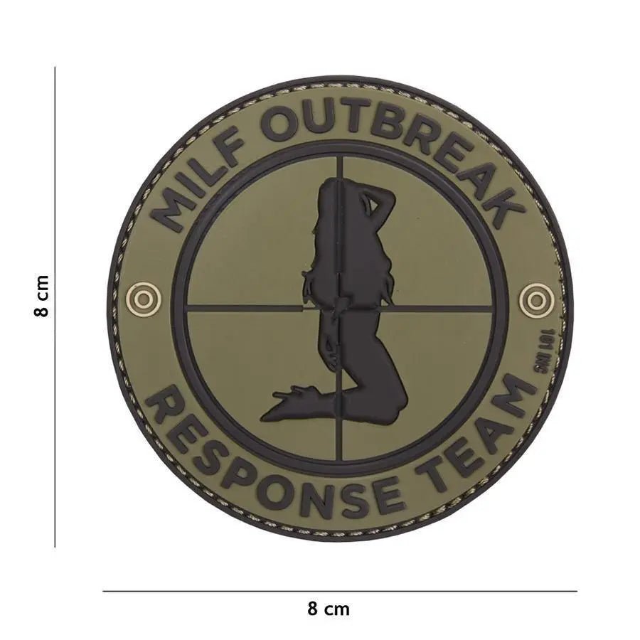 Patch Milf Response Team velcro 3D | Echipament tactic WARGEAR
