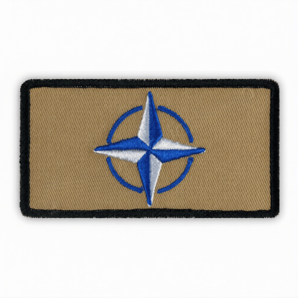 Patch NATO 9 x 4.5cm Bej | WARGEAR RO