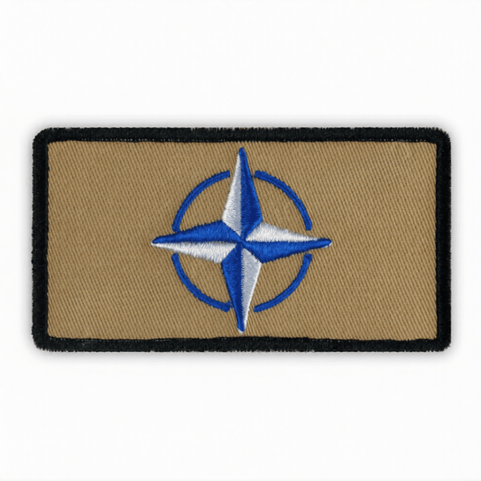 Patch NATO 9 x 4.5cm Bej | WARGEAR RO